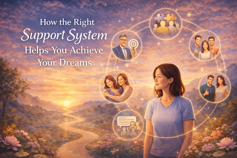 How the Right Support System Helps You Achieve Your Dreams